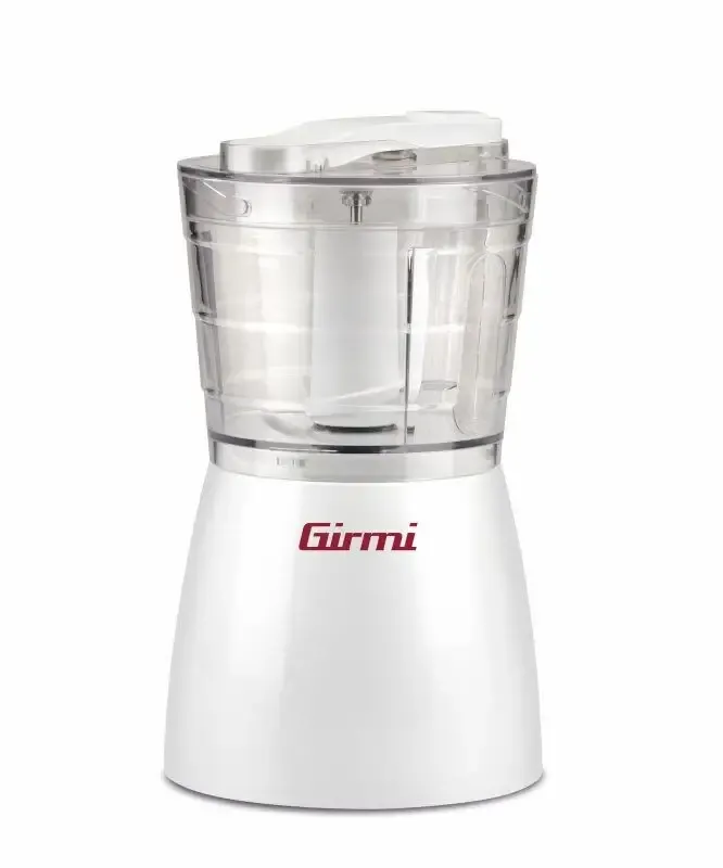 Nuova Collezione Girmi TR15 tritaverdure elettrico 0,5 L 500 W Trasparente, Bianco