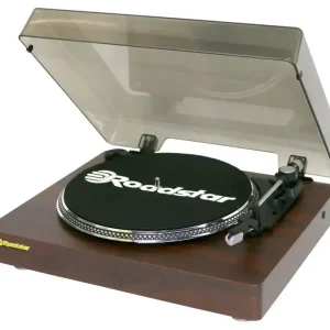 Roadstar TT-385BT-T piatto audio Giradischi a trasmissione diretta Legno Prezzo Di Fabbrica
