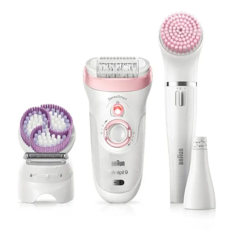 Direttamente Dal Produttore Braun Silk-épil 9 9-975 Beauty Set Epilatore Donna 6-In-1 Wet&Dry Senza Fili – Rasoio, Spazzola Esfoliante Corpo, Kit Pulizia Viso Corpo