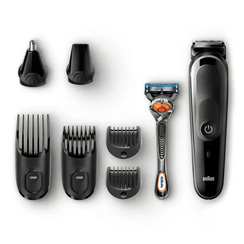 Non Perdere Braun Multigroomer Rifinitore 8-In-1 Tutto-In-1 MGK5060 Rasoio Barba Elettrico, Rifinitore E Tagliacape