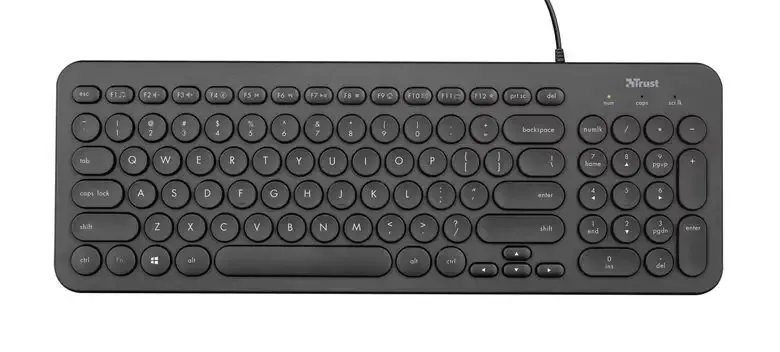 Trust Muto Silent tastiera USB QWERTY Italiano Nero Di Tendenza