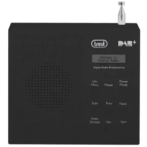 Di Tendenza Trevi DAB 791 R Portatile Digitale Nero