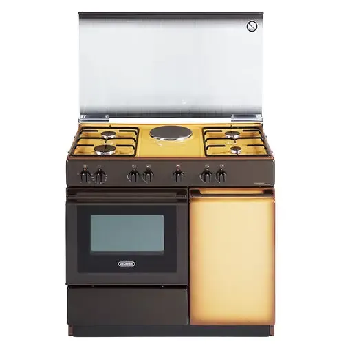 De’Longhi SEK 8541 N ED cucina Piano cottura Ceramica Marrone, Giallo A Popolare
