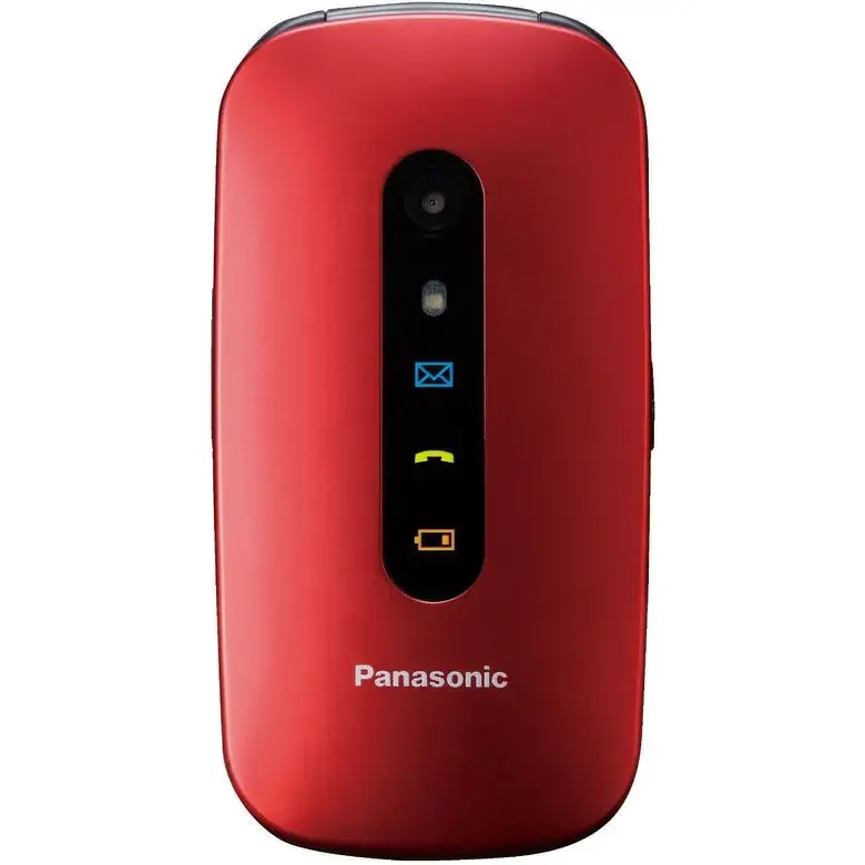 Popolare Panasonic KX-TU456 6,1 cm (2.4") 110 g Rosso Telefono cellulare basico