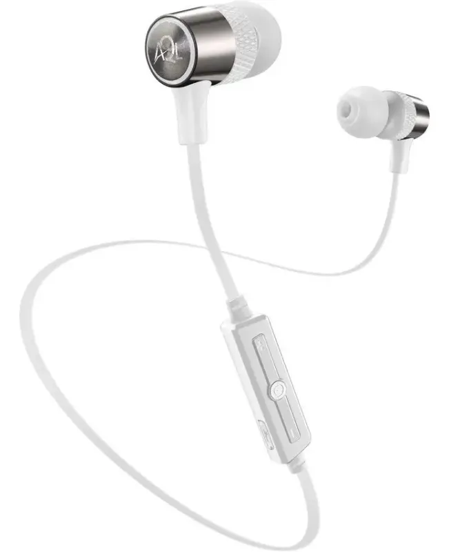 AQL Jungle - Universale Auricolari in-ear Bluetooth® per bassi definiti Bianco Economico