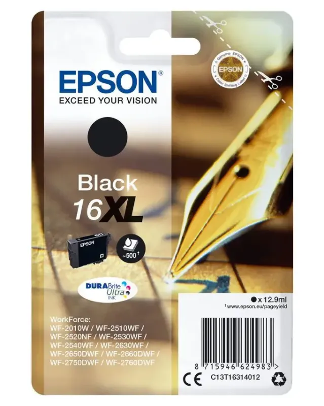 Ordina Subito Epson Pen and crossword Cartuccia Penna e cruciverba Nero Inchiostri DURABrite Ultra 16XL