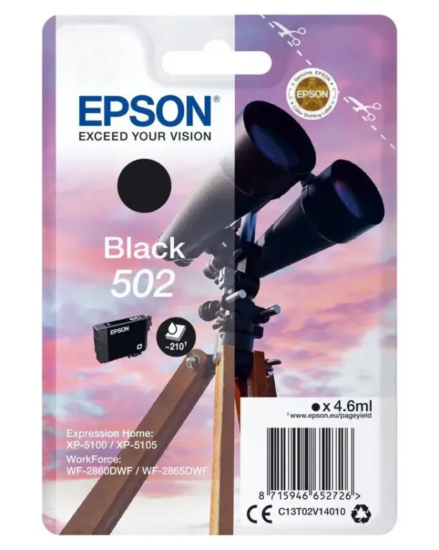Offerta Speciale Epson Singlepack Black 502 Ink