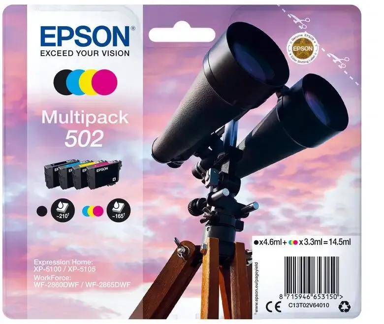 Epson Multipack 4-colours 502 Ink Ordina Subito