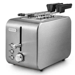 De’Longhi CTX 2203 tostapane 2 fetta/e 550 W Argento Quantità Limitata
