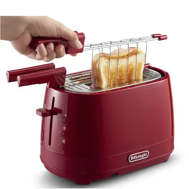 Spedito Oggi De’Longhi CTLAP2203.R 2 fetta/e 550 W Rosso