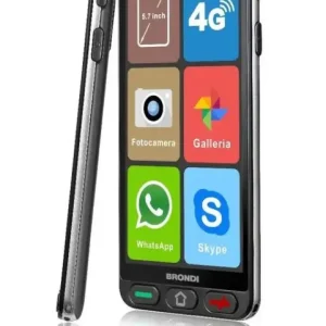 Bestseller Brondi Amico S Nero 14,5 cm (5.7") Doppia SIM Android 8.1 4G USB tipo-C 1 GB 8 GB 2800 mAh