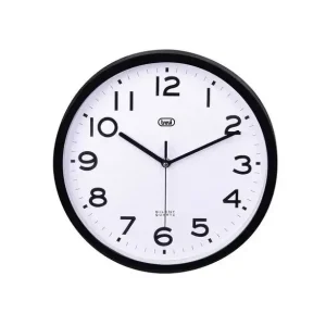 Trevi OM 3302 S Orologio da parete in quarzo Cerchio Nero, Bianco Direttamente Dal Produttore