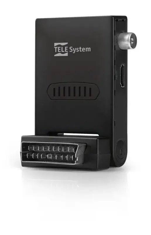 TELE System FACILE STEALTH/02 Cavo Full HD Nero Nuova Collezione