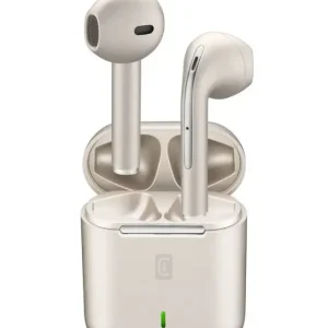 Acquista Ora Cellularline TUCK Auricolari Bluetooth® TWS a capsula, con custodia di ricarica Bianco