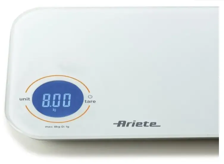 Ariete 0851/00 Bianco Superficie piana Rettangolo Bilancia da cucina elettronica Direttamente Dal Produttore