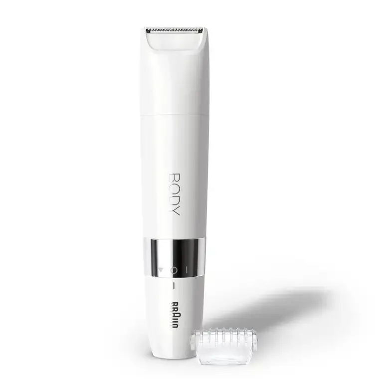 Direttamente Dal Produttore Braun Mini Rifinitore Corpo BS1000, Rifinitore Elettrico Corpo Uomo E Donna, Bianco