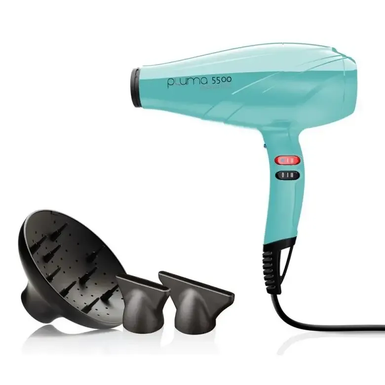 GA.MA Pluma 5500 Phon Professionale 2400 W Turchese Spedito Oggi