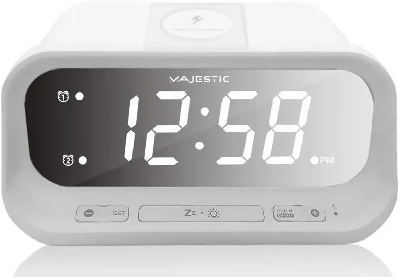 New Majestic SVE-236WI Sveglia digitale Bianco Offerta Lampo