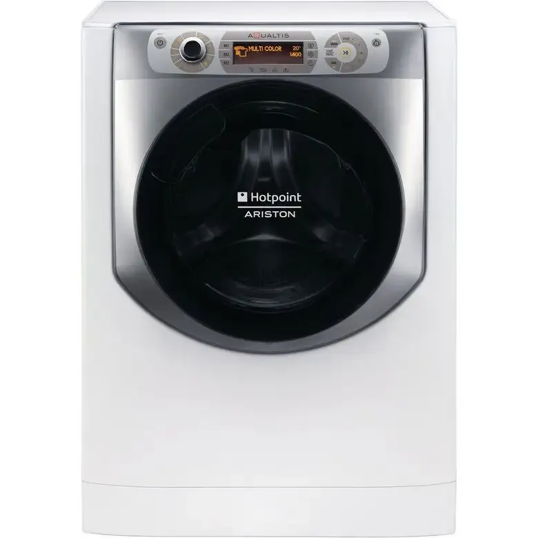 Hotpoint AQ104D497SD EU/B N lavatrice Caricamento frontale 10 kg 1400 Giri/min Argento, Bianco Non Perdere