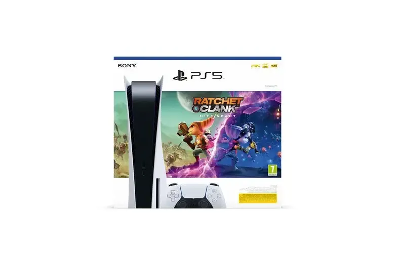 Sony PlayStation 5 + Ratchet & Clank Rift Apart 825 GB Wi-Fi Nero, Bianco Sconto