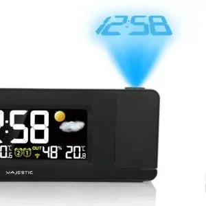 New Majestic WT-249 Sveglia digitale Nero Prezzo Conveniente