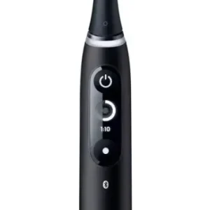 Oral-B iO - 6 - Spazzolino Elettrico Nero Lava Con Display In Bianco E Nero, 1 Testina, 1 Custodia Da Viaggio, Designed By Braun Novità