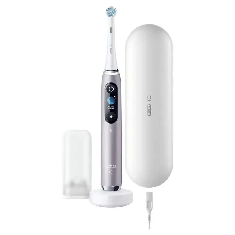 Oral-B iO - 9n - Spazzolino Elettrico Ricaricabile, 1 Spazzolino Rosa Esclusivo Con Tecnologia Magnetica Rivoluzionaria, Display A Colori, 1 Testina, 1 Custodia Da Viaggio Con Caricatore A Buon Prezzo
