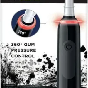 Affare Oral-B Pro 3 Spazzolino Elettrico Ricaricabile - 3000 Nero. 1 Spazzolino + 1 Testina con setole al Carbone