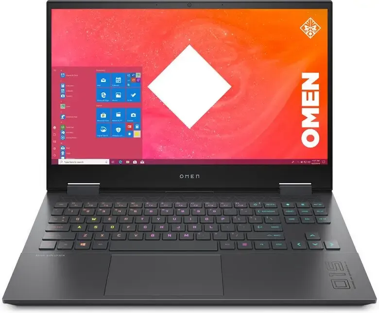 Ultimissimo Modello HP OMEN 15-en1040nl Computer portatile 39,6 cm (15.6") Full HD AMD Ryzen 7 16 GB DDR4-SDRAM 512 GB SSD NVIDIA GeForce RTX 3060 Wi-Fi 6 (802.11ax) Windows 10 Home Nero