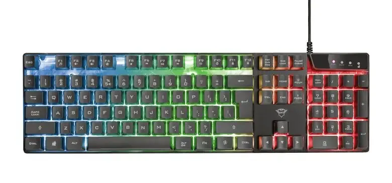Ultime Pezzi Trust GXT 838 tastiera USB QWERTY Italiano Nero