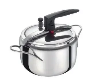 Bialetti Y0DVPP0223 pentola a pressione per piano cottura 3,5 L Nero, Acciaio inossidabile Promo Stagionale