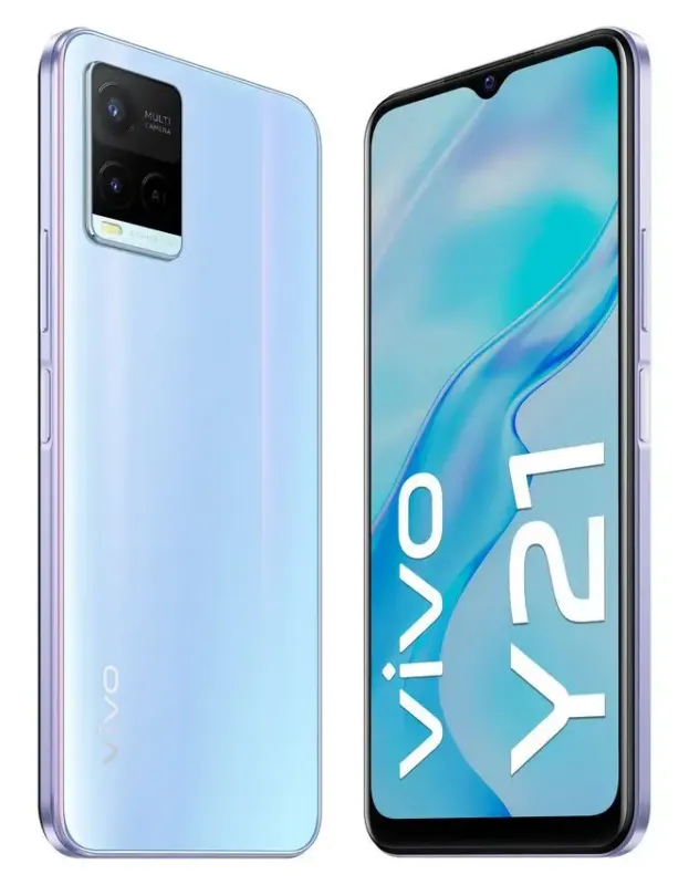 VIVO Y21 16,5 cm (6.51") Doppia SIM Android 11 4G USB tipo-C 4 GB 64 GB 5000 mAh Perlato, Bianco Prezzo Ridotto