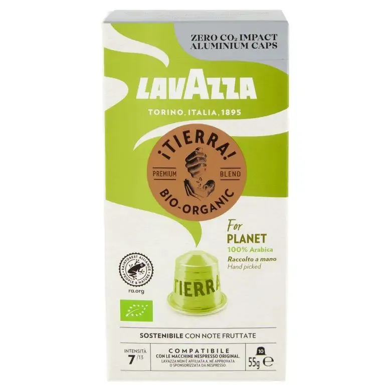 Lavazza ¡Tierra! For Planet Capsule caffè Tostatura media 10 pz Subito Disponibile