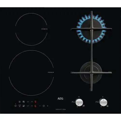 AEG BN071436DH Nero Da incasso 60 cm Combi 4 Fornello(i) Subito Disponibile