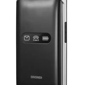 Brondi Amico Flip 4G+ 8,89 cm (3.5") 136 g Nero, Argento Telefono cellulare basico Subito Disponibile