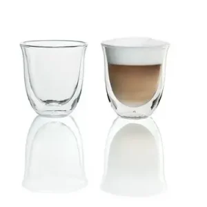 De’Longhi 5513214601 bicchiere da caffè Trasparente 2 pz 190 ml Offerta