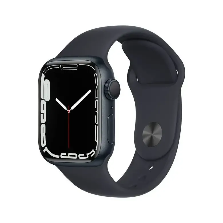 Apple Watch Series 7 GPS, 41mm Cassa in Alluminio Mezzanotte con Cinturino Sport Mezzanotte Prezzo Di Fabbrica