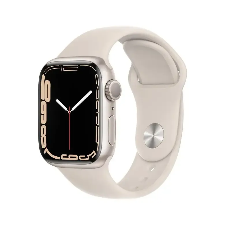 Apple Watch Series 7 GPS, 41mm Cassa in Alluminio Galassia con Cinturino Sport Galassia A Buon Prezzo