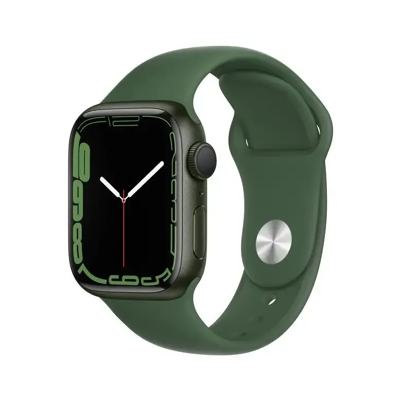Bestseller Apple Watch Series 7 GPS, 41mm Cassa in Alluminio Verde con Cinturino Sport Verde