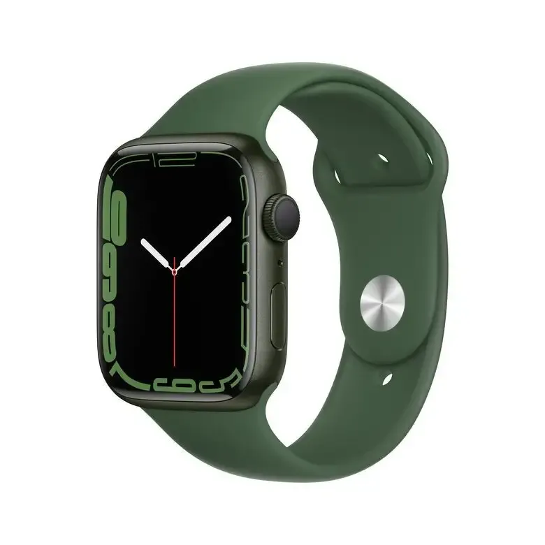 Apple Watch Series 7 GPS, 45mm Cassa in Alluminio Verde con Cinturino Sport Verde Ordina Subito