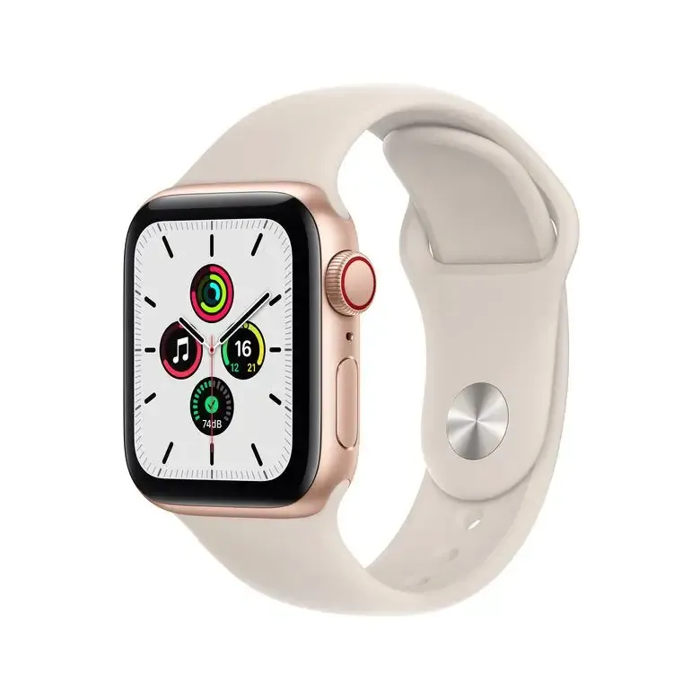 Affare Apple Watch SE GPS + Cellular, 40mm Cassa in Alluminio color Oro con Cinturino Sport Galassia