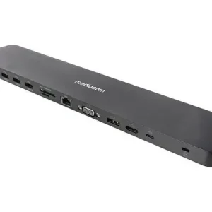 Prezzo Basso Mediacom M-DOCKTPCP replicatore di porte e docking station per notebook Cablato USB 3.2 Gen 1 (3.1 Gen 1) Type-C Nero