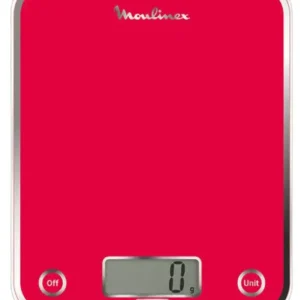 Offerta Moulinex BN5003 Optiss Rosso Superficie piana Rettangolo Bilancia da cucina elettronica