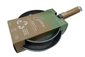 Bialetti Set Padelle 2 Pezzi 24-28 cm Wood & Stone Gray Metallic di Tognana Promo Stagionale
