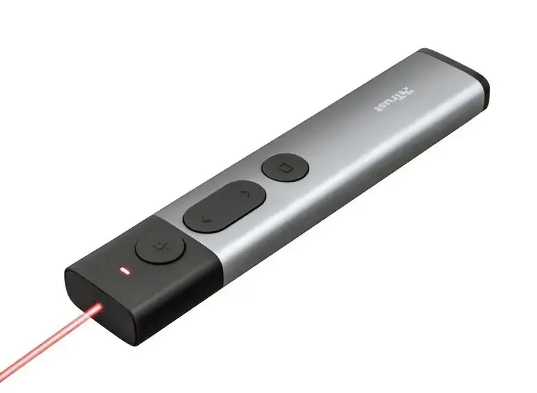 Di Tendenza Trust Kazun puntatore wireless RF Alluminio, Nero