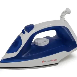 Di Tendenza Melchioni 118510025 ferro da stiro Ferro a secco Acciaio inossidabile 1800 W Blu, Bianco