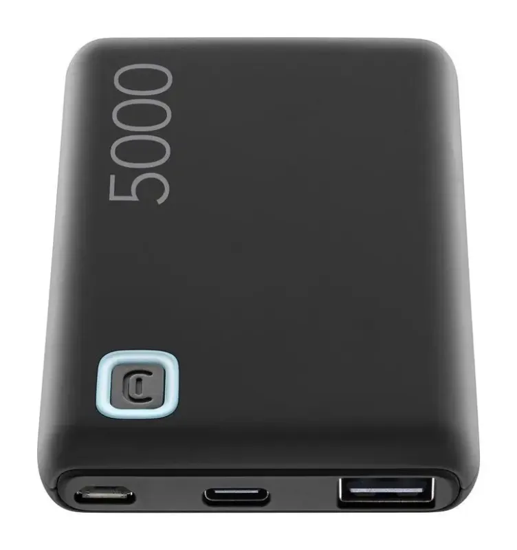 Bestseller Cellularline Power Bank ESSENCE 5000 Caricabatterie portatile da 5000mAh Nero