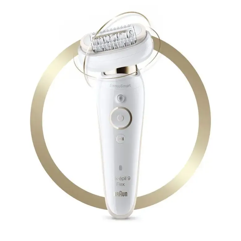 Braun Silk-épil 9 Flex 40 pinzette Bianco, Oro Vendita Finale