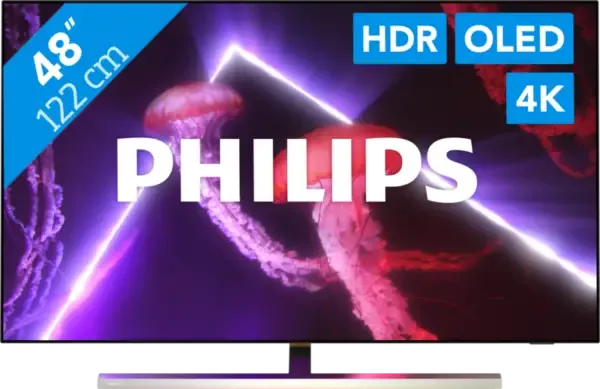 Philips 48OLED807/12 TV 121,9 cm (48") 4K Ultra HD Smart TV Wi-Fi Metallico A Buon Prezzo