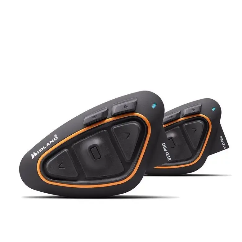 Di Tendenza Midland BTX1 Pro interfono da moto 300 m Nero, Arancione